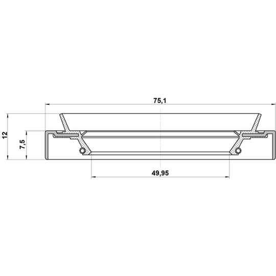 52757512 - Seal Ring, wheel hub 