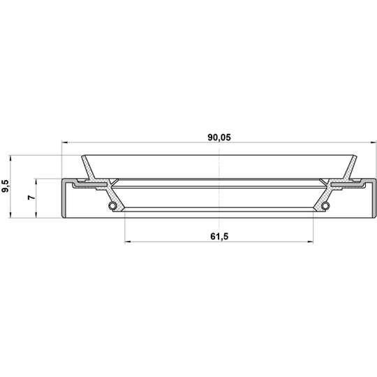 6390710 - Seal Ring, wheel hub 