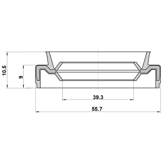 95CDS-41560910X - Seal, drive shaft 