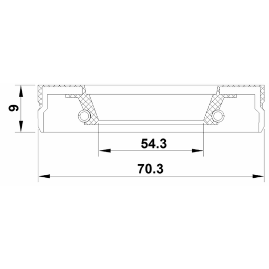 95FEY-56700909X - Shaft Seal, manual transmission main shaft 