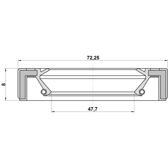 95GAS-49720808X - Seal, drive shaft 