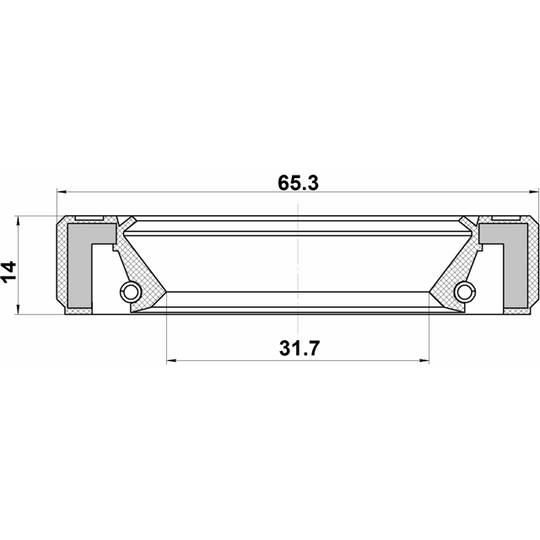 95GBS-33650914R - Shaft Seal, differential 