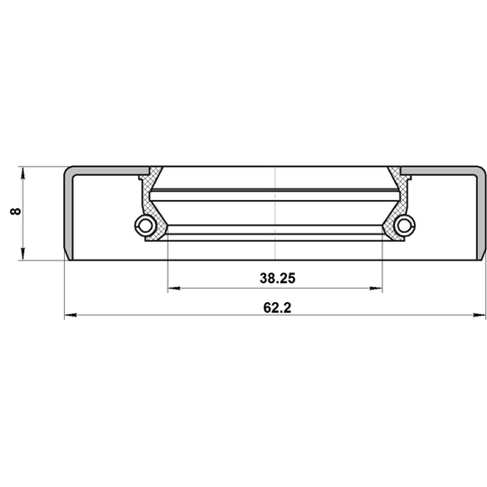 95GBY-40620808C - Seal, drive shaft 