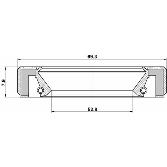 95GBY-54690808L - Seal, drive shaft 