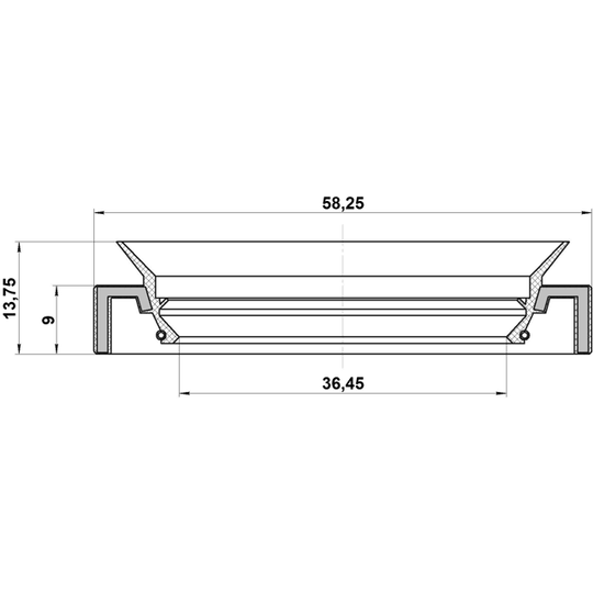 95HAY-38580914C - Shaft Seal, differential 