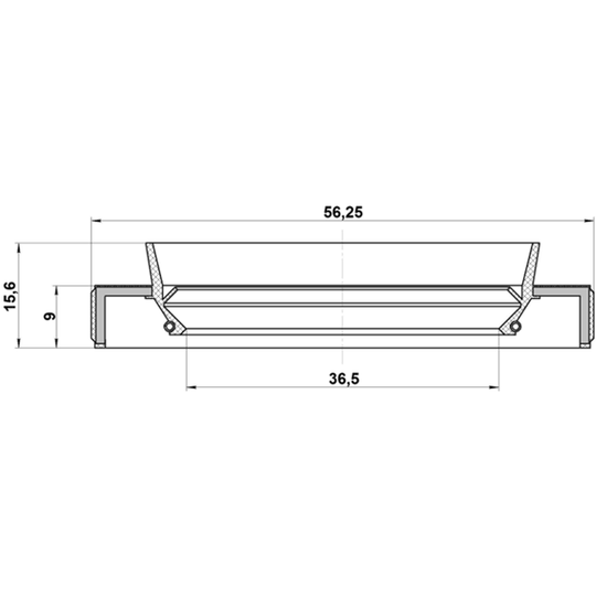 95HBY-38560916L - Seal, drive shaft 