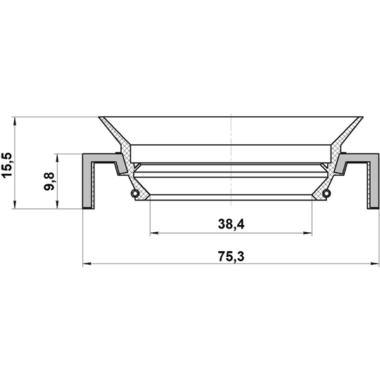 95HCY-40751016C - Shaft Seal, differential 