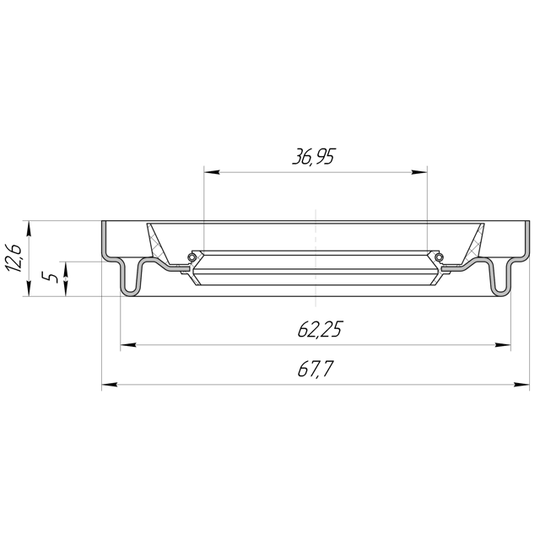 95HDS-38620513X - Axeltätning, drivacel 