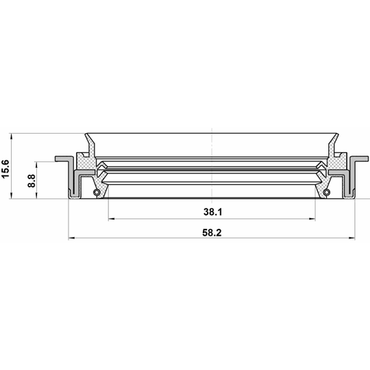 95JFZ-40581016C - Shaft Seal, differential 