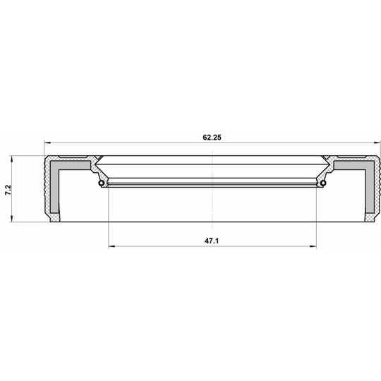 95LBY-49620709X - Oljetätningsring, differential 