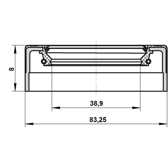 95NEY-42830808C - Shaft Seal, automatic transmission 