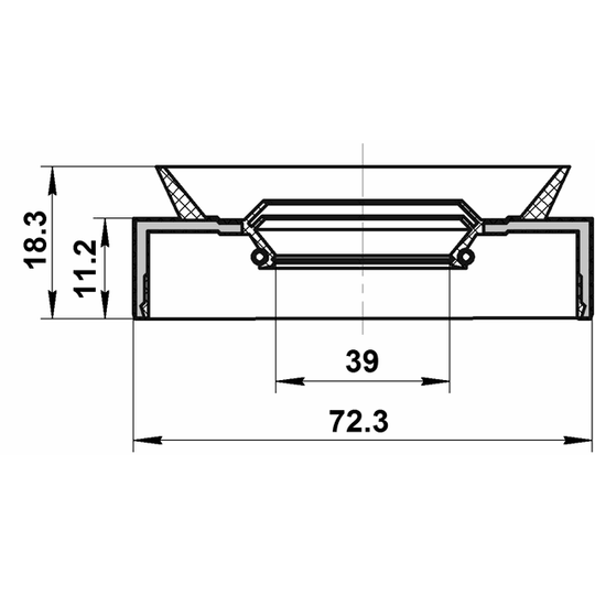 95PAY-40721118X - Seal, drive shaft 