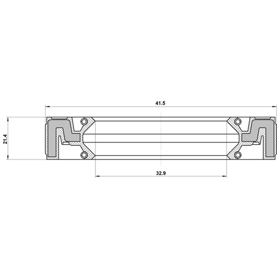 95QAY-34412121C - Shaft Seal, manual transmission main shaft 