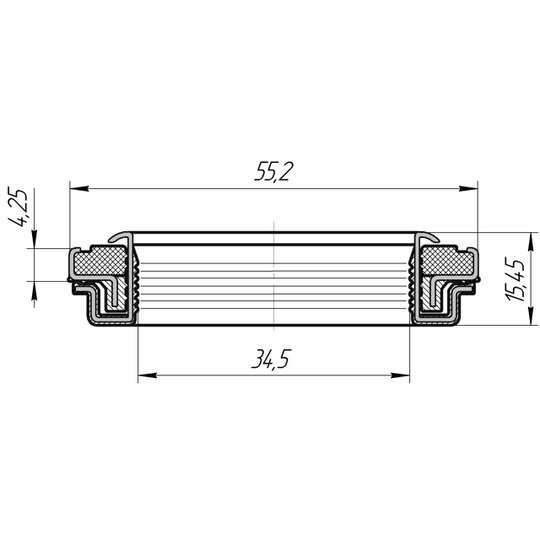 95RFW-35550416X - Akselitiiviste, tasauspyörästö 