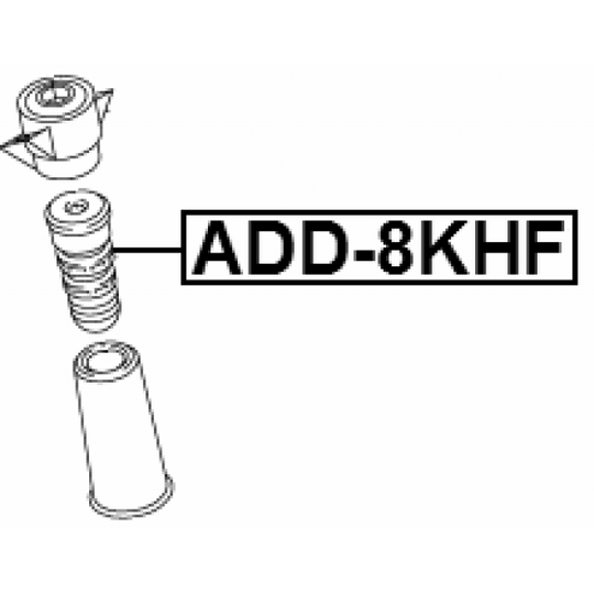 ADD-8KHF - Gummibuffert, fjädring 