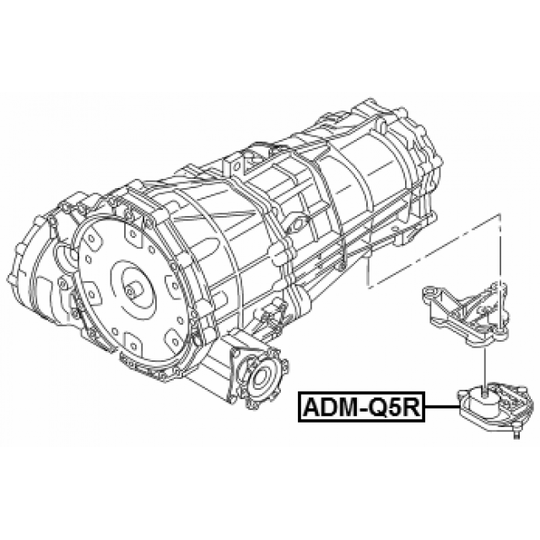 ADM-Q5R - Vaihteiston tuki, autom. 