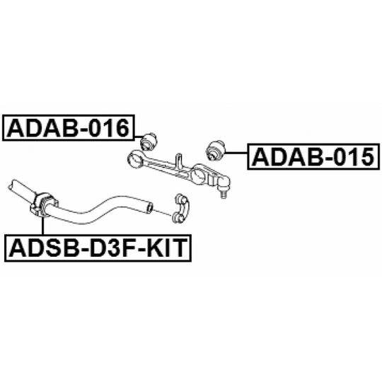 ADSB-D3F-KIT - Laakerin holkki, vakaaja 