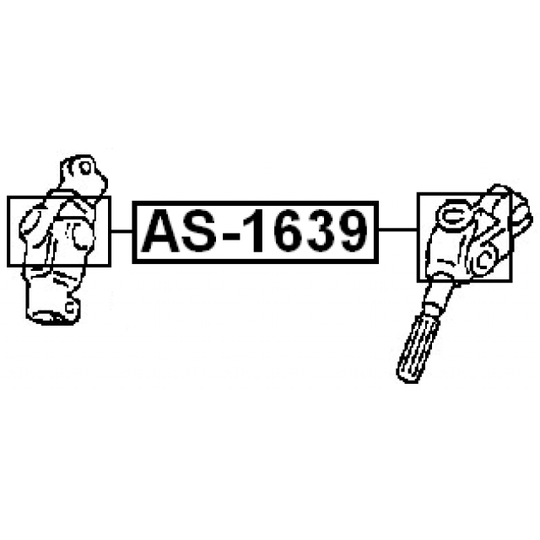 AS-1639 - Joint, steering shaft 