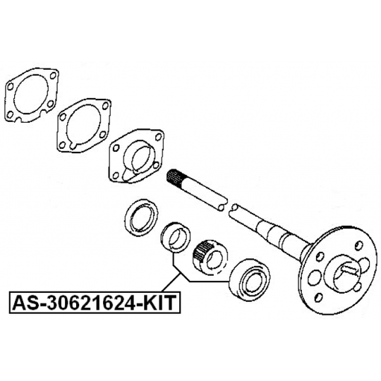 AS-30621624-KIT - Bearing, drive shaft 