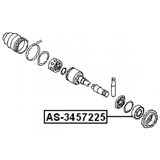 AS-3457225 - Laakeri, vetoakseli 