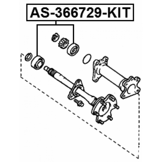 AS-366729-KIT - Laager, veovõll 