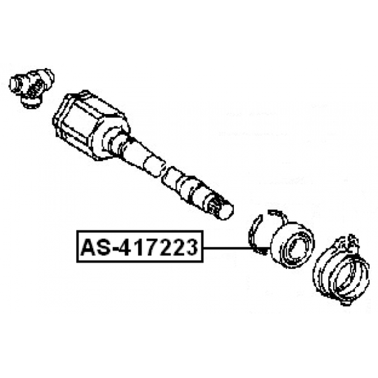 AS-417223 - Drivaxellager 
