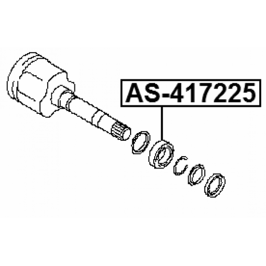 AS-417225 - Laakeri, vetoakseli 