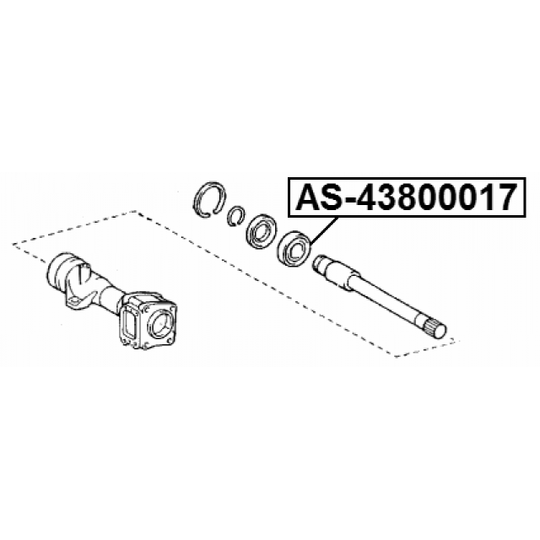 AS-43800017 - Bearing 