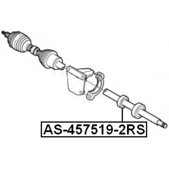 AS-457519-2RS - Bearing, drive shaft 