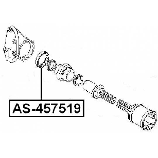 AS-457519 - Bearing, drive shaft 