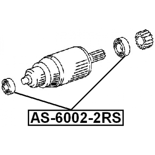 AS-6002-2RS - Bearing 