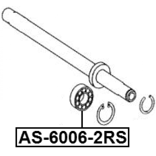 AS-6006-2RS - Lager 