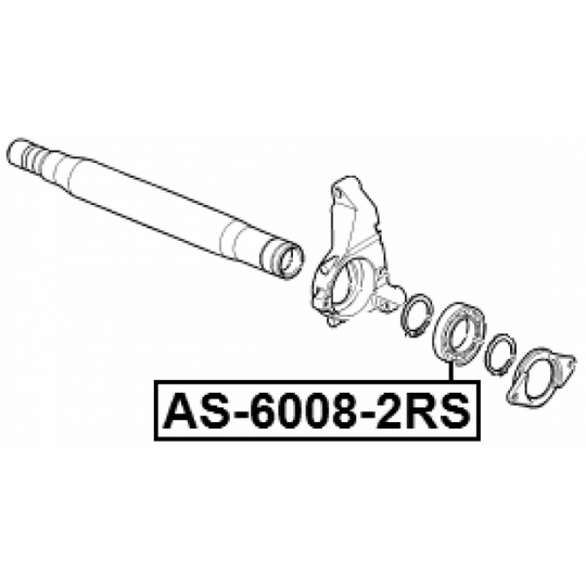 AS-6008-2RS - Lager 