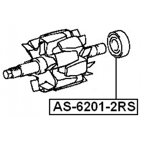 AS-6201-2RS - Lager 