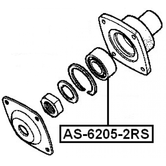 AS-6205-2RS - Bearing 