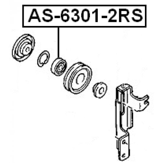 AS-6301-2RS - Lager 