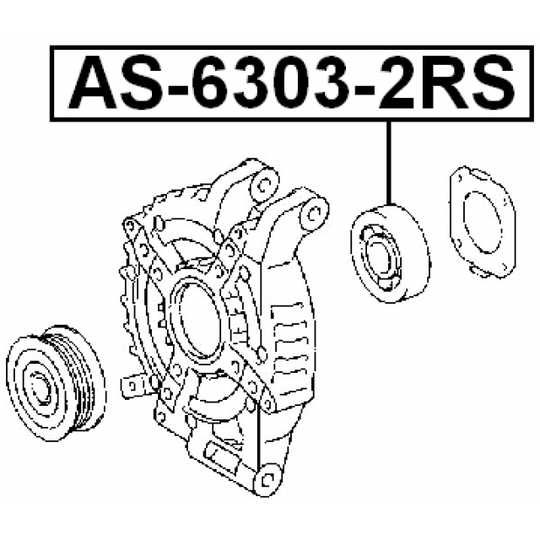 AS-6303-2RS - Bearing 