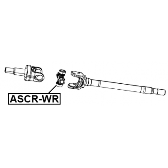 ASCR-WR - Joint, propshaft 