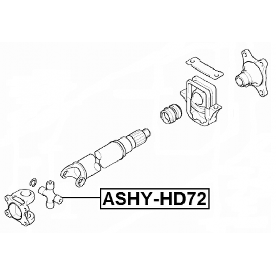 ASHY-HD72 - Led, kardanaxel 