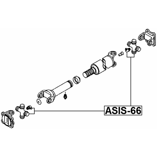 ASIS-66 - Joint, propshaft 