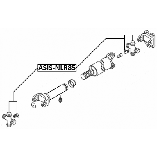 ASIS-NLR85 - Joint, propshaft 