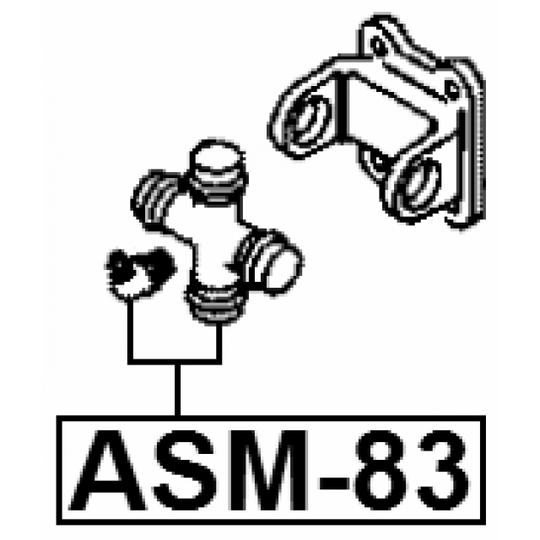 ASM-83 - Joint, propshaft 