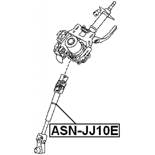 ASN-JJ10E - Steering Shaft 