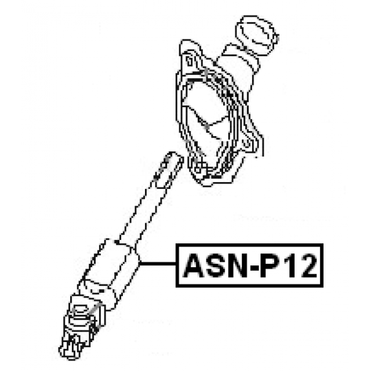 ASN-P12 - Ohjausakseli 