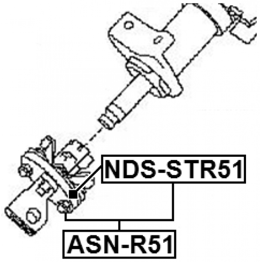 ASN-R51 - Steering Shaft 