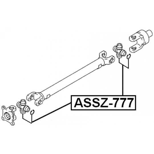 ASSZ-777 - Joint, propshaft 