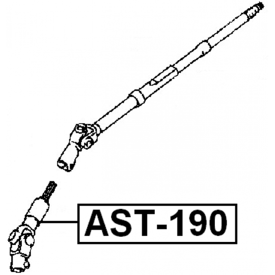 AST-190 - Ohjausakseli 