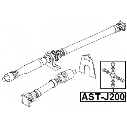 AST-J200 - Joint, propshaft 