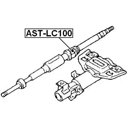 AST-LC100 - Joint, steering shaft 