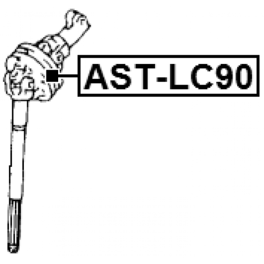 AST-LC90 - Joint, steering shaft 